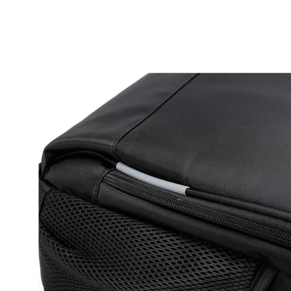 Lecoo BG04 17 inç Laptop Bölmeli Çok Fonksiyonlu 3 Katmanlı Suya Dayanıklı Sırt Çantası Siyah