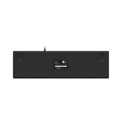 Lecoo KG1101 Kablolu Blue Switch RGB LED Aydınlatmalı Makro Tuşlu Gaming Mekanik Türkçe Q Klavye Siyah