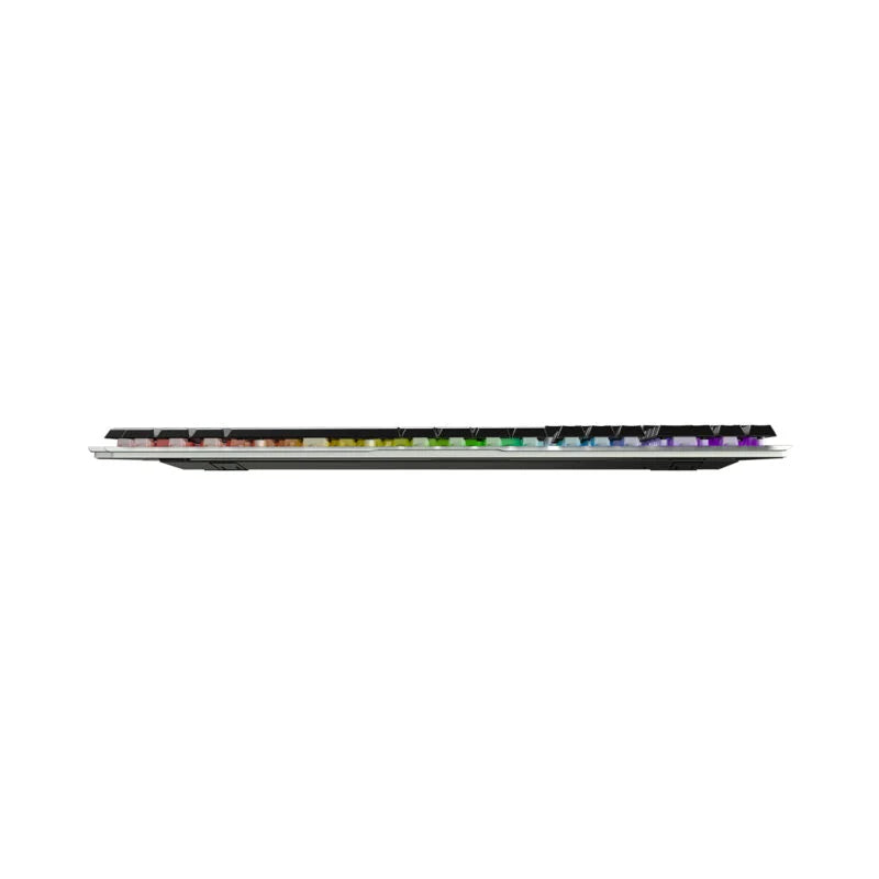 Lecoo KB121 USB Kablolu Makro Tuşlu Rainbow Efektli Mekanik Hisli Membran Gaming Türkçe Q Klavye Metalik Gri