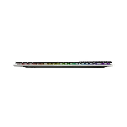 Lecoo KB121 USB Kablolu Makro Tuşlu Rainbow Efektli Mekanik Hisli Membran Gaming Türkçe Q Klavye Metalik Gri