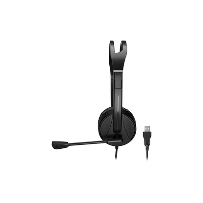 Lecoo HT106 USB Kablolu Mikrofonlu Kulak Üstü Kulaklık Siyah
