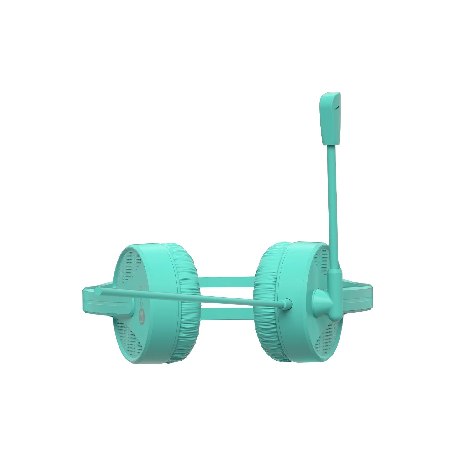 Lecoo HT106 USB Kablolu Mikrofonlu Kulak Üstü Kulaklık Turkuaz