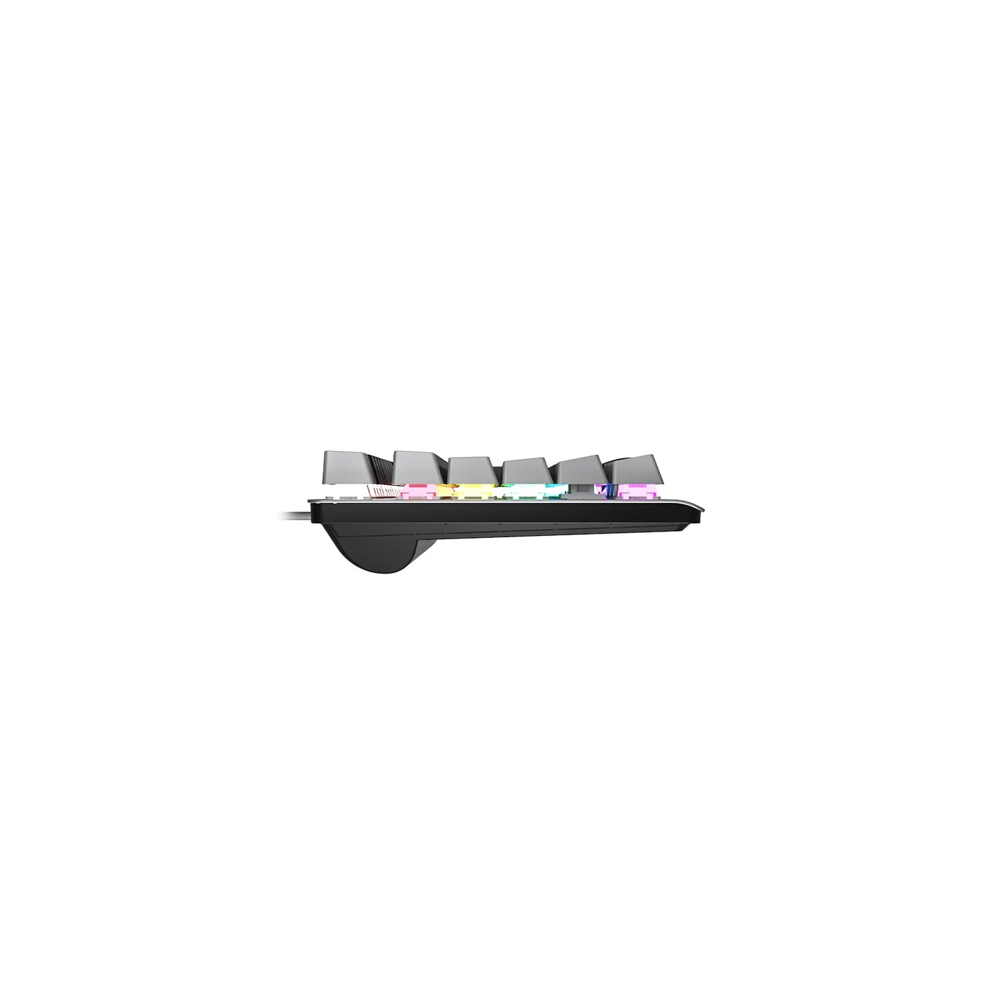 Lecoo GK304 USB Kablolu Red Switch Makro Tuşlu RGB LED Aydınlatmalı Gaming Mekanik Türkçe Q Klavye Siyah Ağırlıklı Siyah & Gri