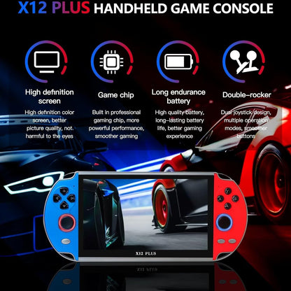X12 Plus 16GB Rom 10.000+ Oyunlu 7 inç Atari