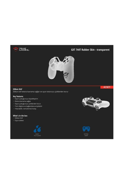 21877 GXT744T Beyaz Silikon Gamepad Kılıfı