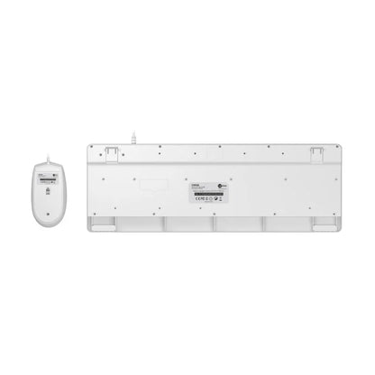 Lecoo CM106 USB Kablolu Türkçe Q Klavye & Mouse Set Beyaz