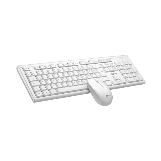 Lecoo KW200 Kablosuz Türkçe Q Klavye & Mouse Set Beyaz
