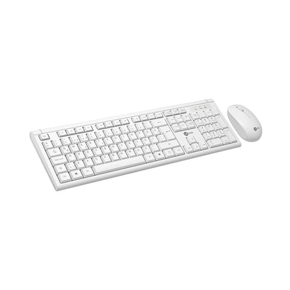 Lecoo KW200 Kablosuz Türkçe Q Klavye & Mouse Set Beyaz