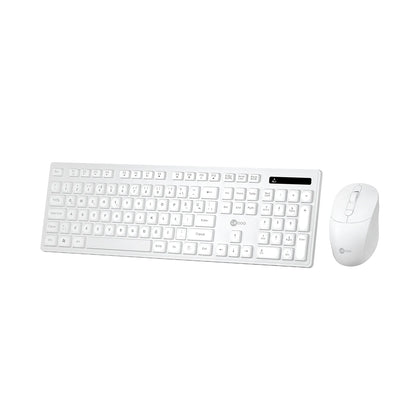 Lecoo KW201 Kablosuz Türkçe Q Klavye & Mouse Set Beyaz