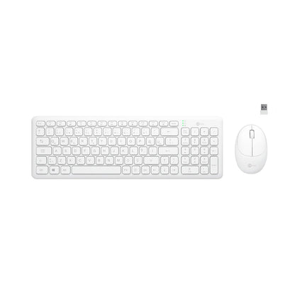 Lecoo KW204 Kablosuz Türkçe Q Klavye & Mouse Set Beyaz