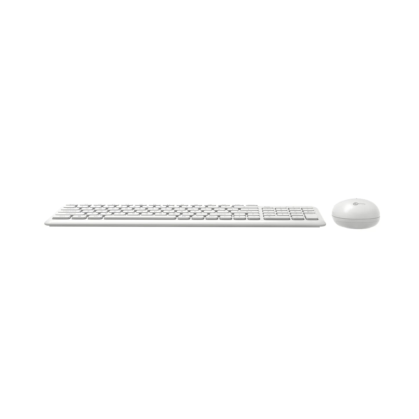Lecoo KW204 Kablosuz Türkçe Q Klavye & Mouse Set Beyaz