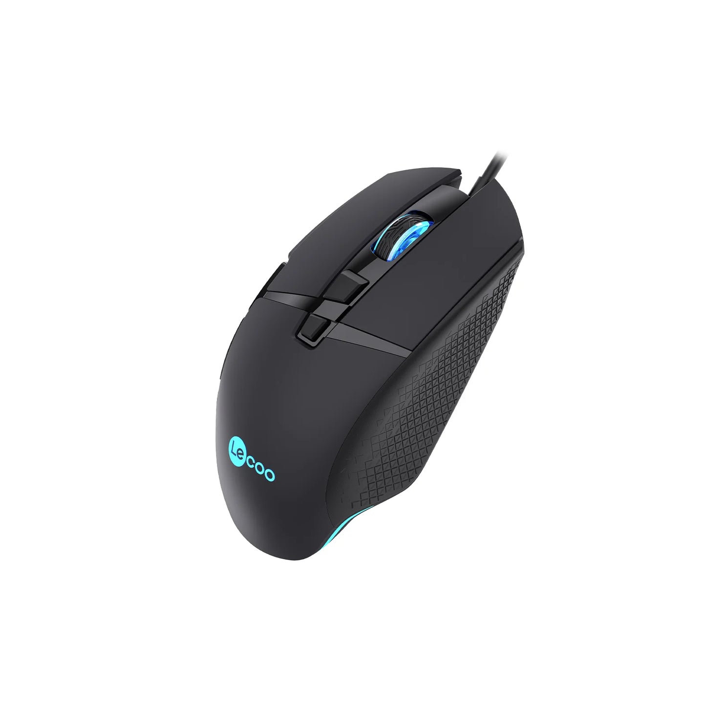 Lecoo MG1101 Kablolu RGB LED Aydınlatmalı 6400DPI 8 Tuşlu Gaming Optik Mouse Siyah