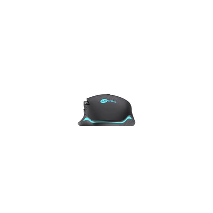 Lecoo MG1101 Kablolu RGB LED Aydınlatmalı 6400DPI 8 Tuşlu Gaming Optik Mouse Siyah