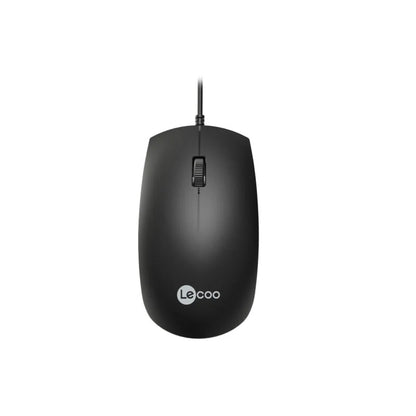 Lecoo MS100 USB Kablolu 1000 DPI 3 Tuşlu Optik Mouse Siyah