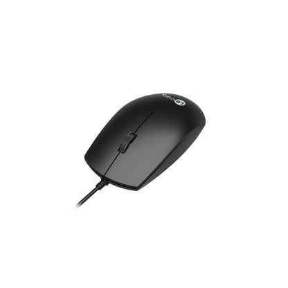 Lecoo MS100 USB Kablolu 1000 DPI 3 Tuşlu Optik Mouse Siyah