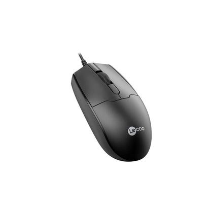Lecoo MS101 USB Kablolu 1200DPI 3 Tuşlu Optik Mouse Siyah