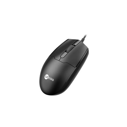 Lecoo MS101 USB Kablolu 1200DPI 3 Tuşlu Optik Mouse Siyah