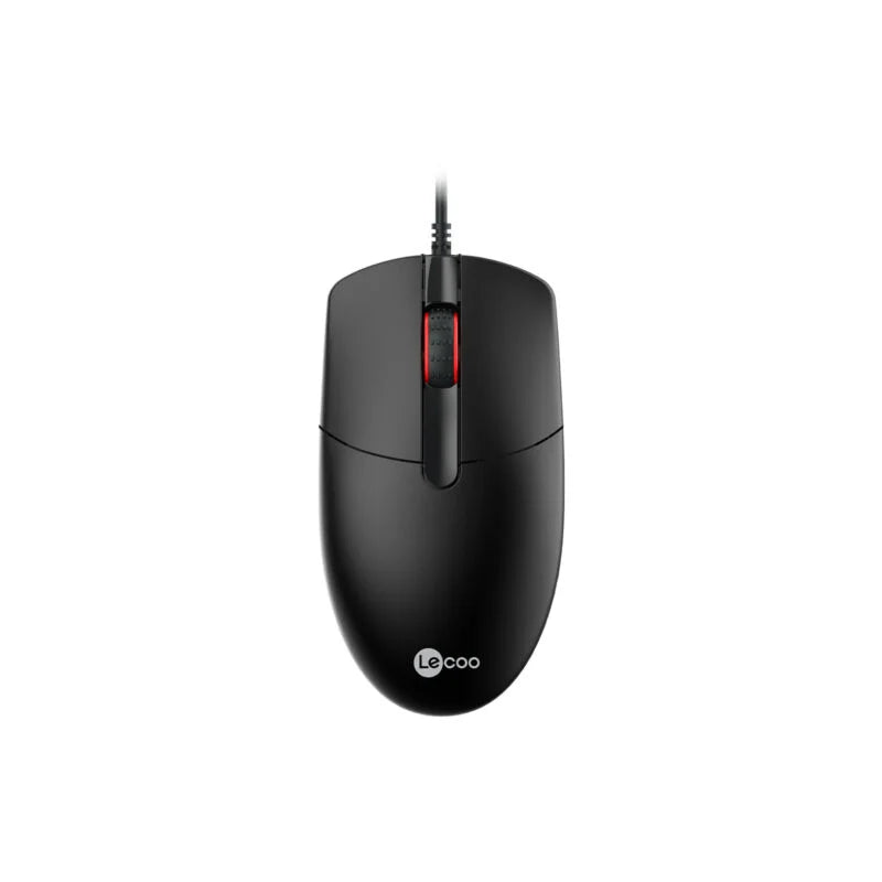 Lecoo MS103 Tuşlu USB Kablolu 1000DPI Optik Mouse Siyah