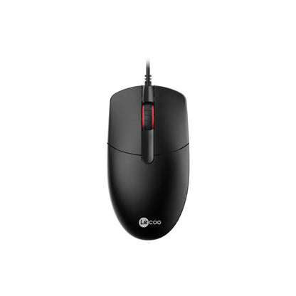 Lecoo MS103 Tuşlu USB Kablolu 1000DPI Optik Mouse Siyah