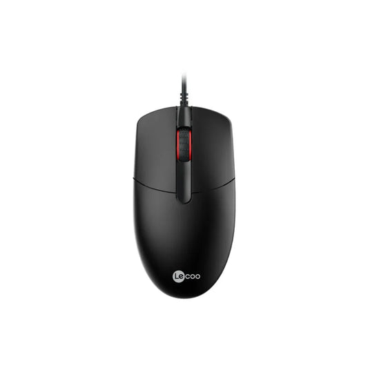 Lecoo MS103 Tuşlu USB Kablolu 1000DPI Optik Mouse Siyah