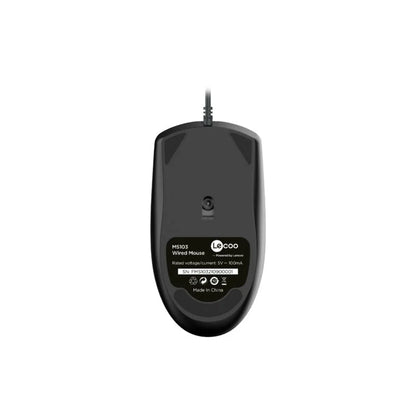 Lecoo MS103 Tuşlu USB Kablolu 1000DPI Optik Mouse Siyah