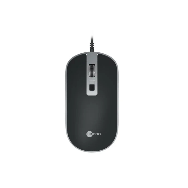 Lecoo MS104 USB Kablolu 1600DPI 4 Tuşlu Optik Mouse Siyah