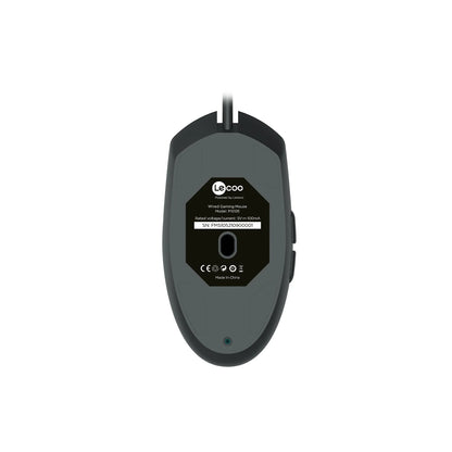 Lecoo MS105 Kablolu RGB LED Aydınlatmalı 3200DPI 6 Tuşlu Oyuncu Mouse Siyah