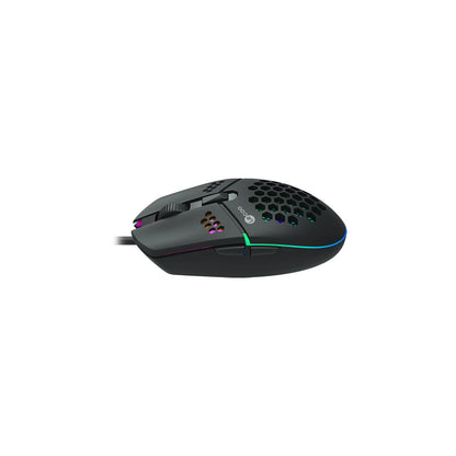 Lecoo MS105 Kablolu RGB LED Aydınlatmalı 3200DPI 6 Tuşlu Oyuncu Mouse Siyah