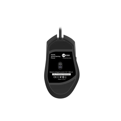 Lecoo MS106 Kablolu RGB LED Aydınlatmalı 3200DPI 7 Tuşlu Oyuncu Mouse Siyah