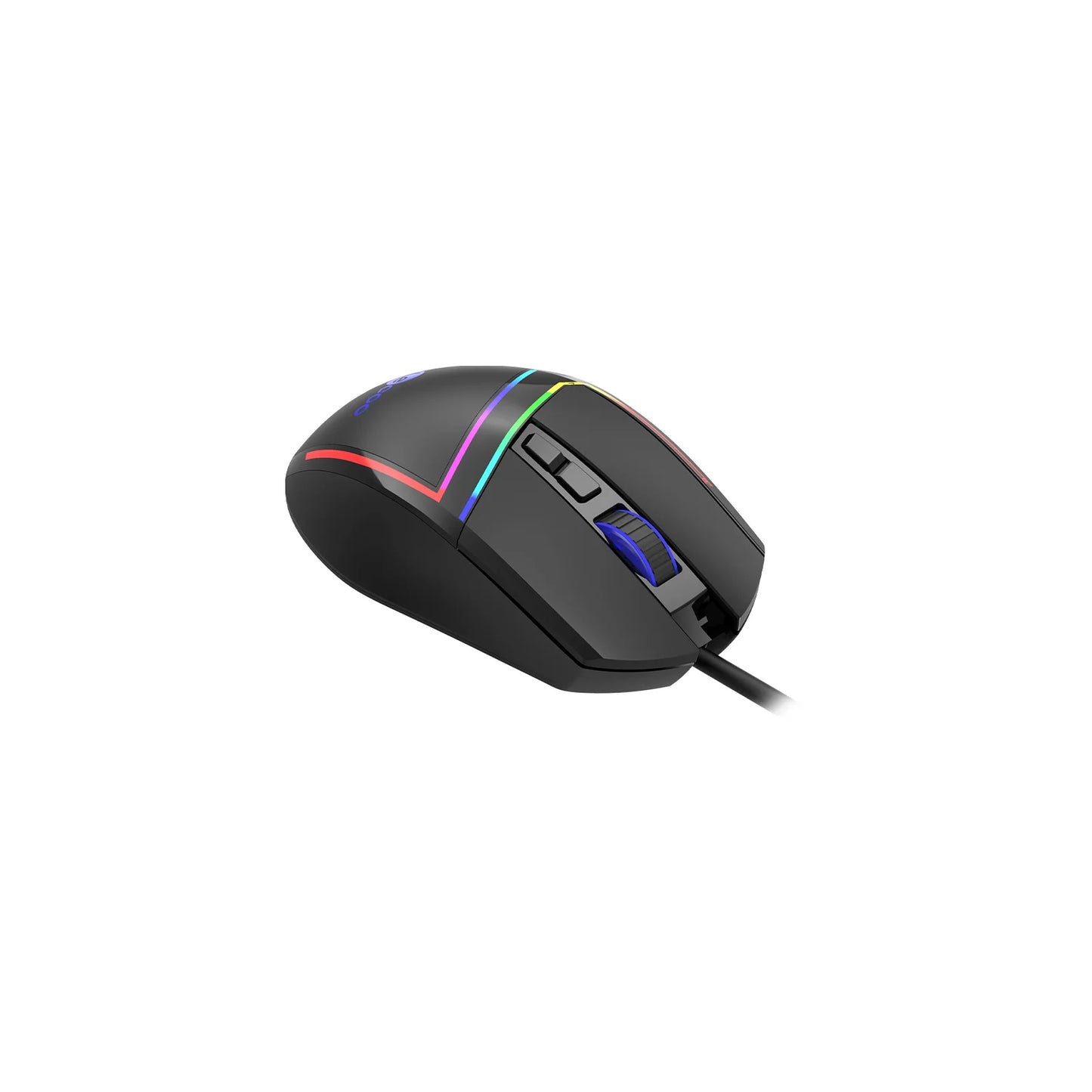 Lecoo MS106 Kablolu RGB LED Aydınlatmalı 3200DPI 7 Tuşlu Oyuncu Mouse Siyah