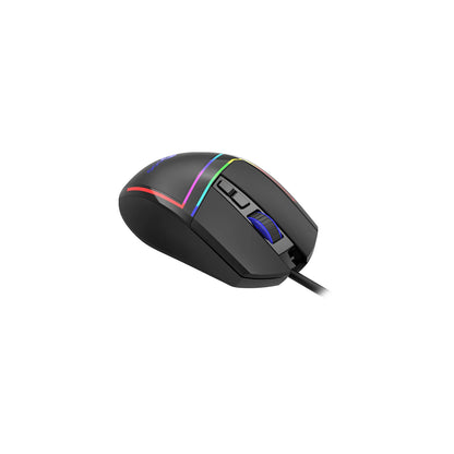 Lecoo MS106 Kablolu RGB LED Aydınlatmalı 3200DPI 7 Tuşlu Oyuncu Mouse Siyah