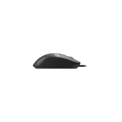 Lecoo MS106 Kablolu RGB LED Aydınlatmalı 3200DPI 7 Tuşlu Oyuncu Mouse Siyah