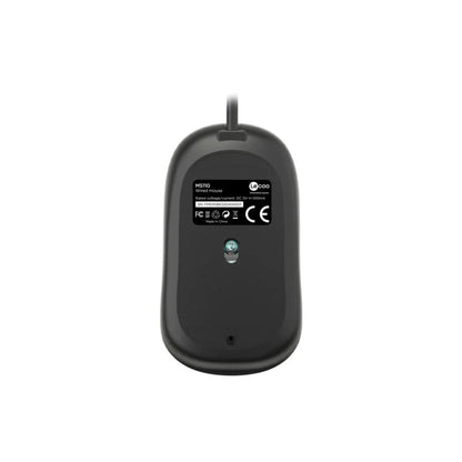 Lecoo MS110 USB Kablolu RGB 2400DPI 4 Tuşlu Sessiz Click Optik Mouse Siyah
