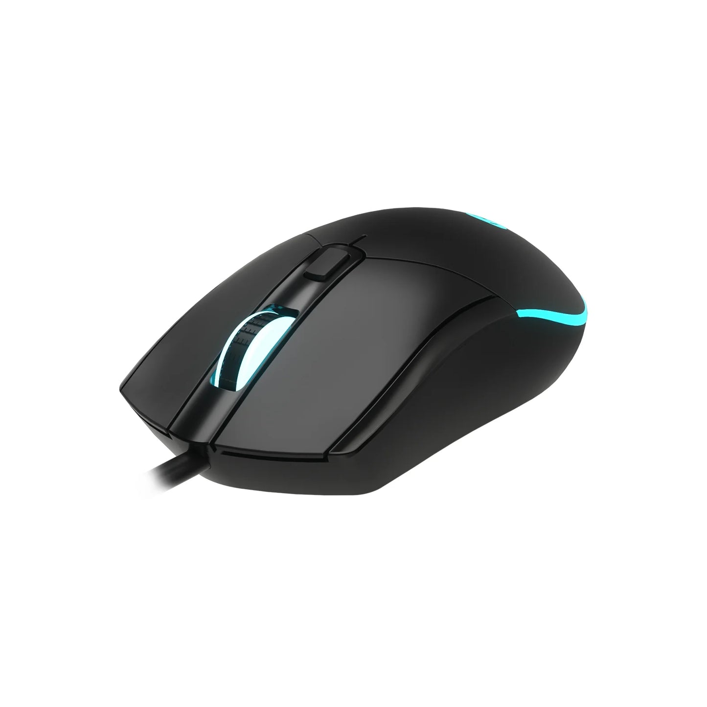 Lecoo MS120 USB Kablolu 2400DPI 4 Tuşlu RGB LED Aydınlatmalı Optik Gaming Optik Mouse Siyah