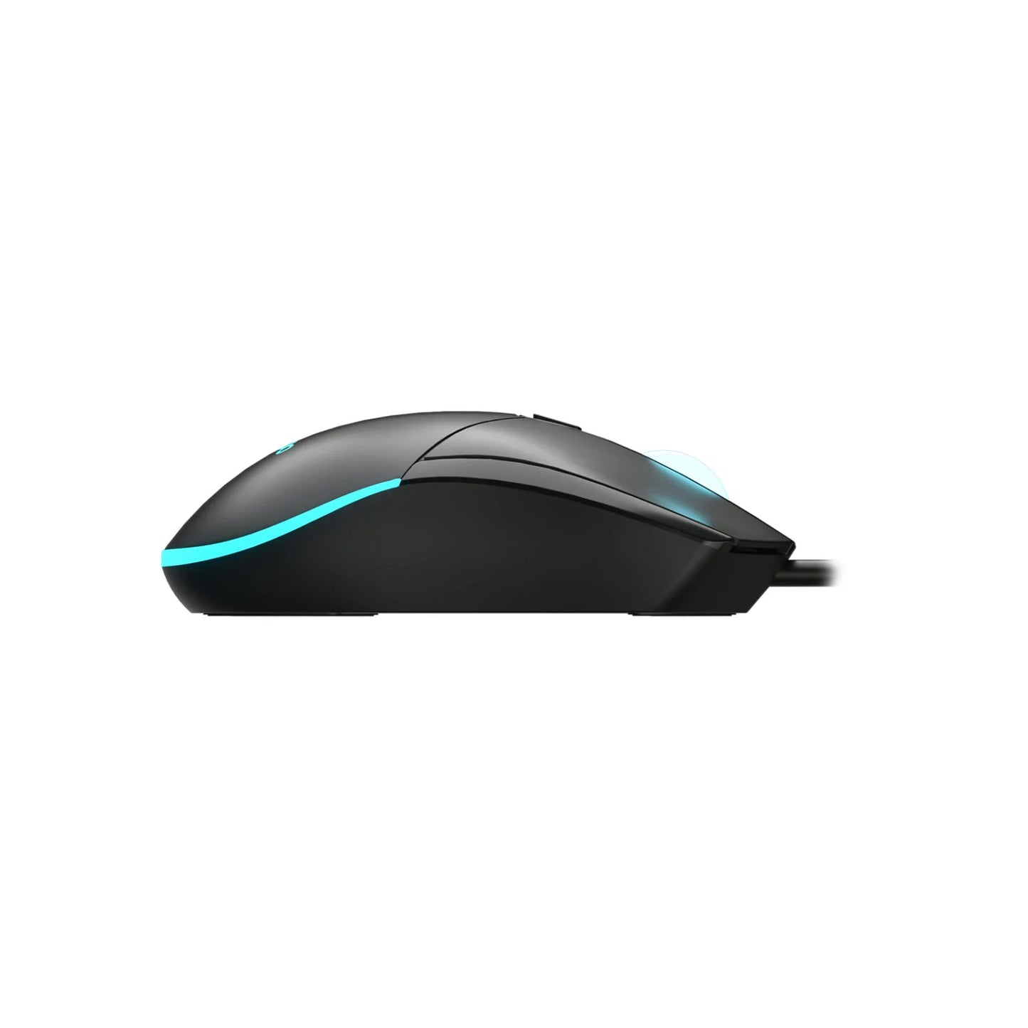 Lecoo MS120 USB Kablolu 2400DPI 4 Tuşlu RGB LED Aydınlatmalı Optik Gaming Optik Mouse Siyah