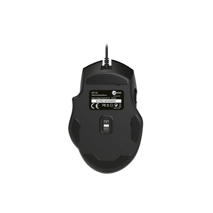 Lecoo MS130 Kablolu 7200DPI 9 Makro Tuşlu RGB LED Aydınlatmalı Gaming Optik Mouse Siyah