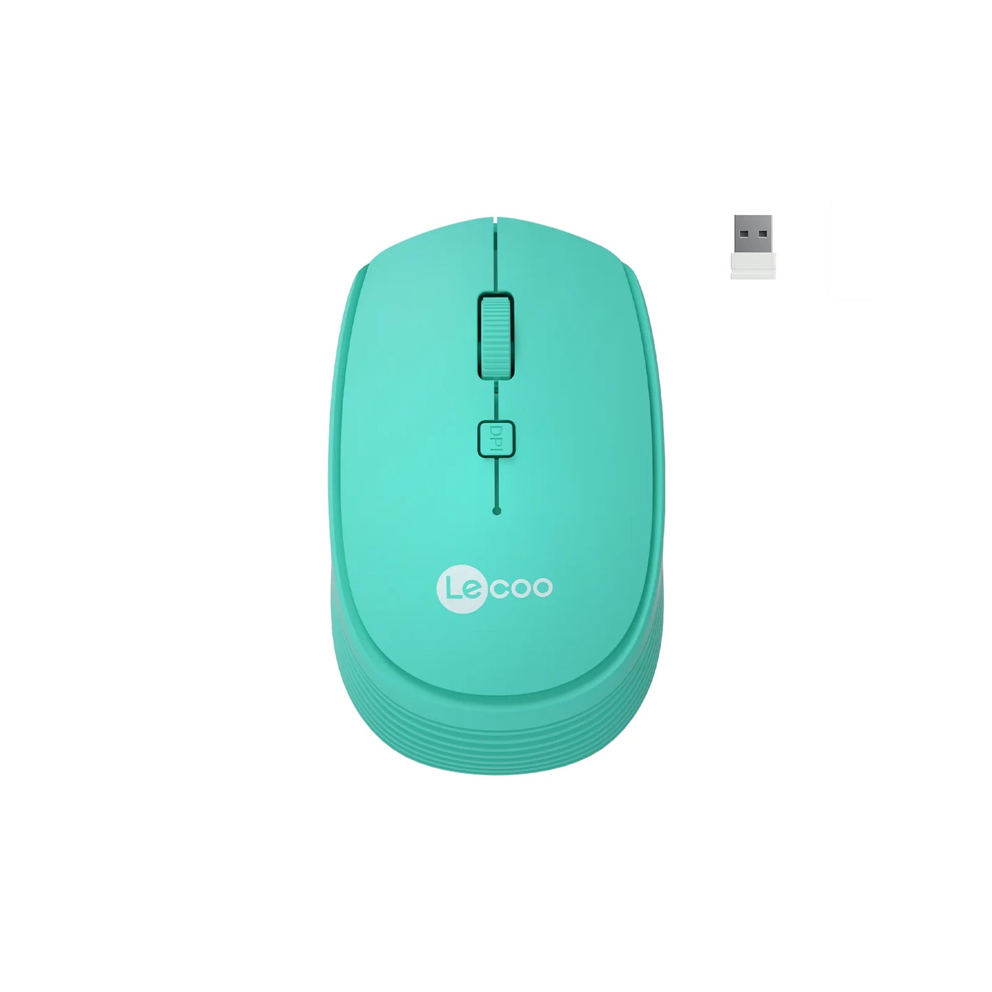 Lecoo WS202 Kablosuz 1600DPI 4 Tuşlu Optik Mouse Turkuaz