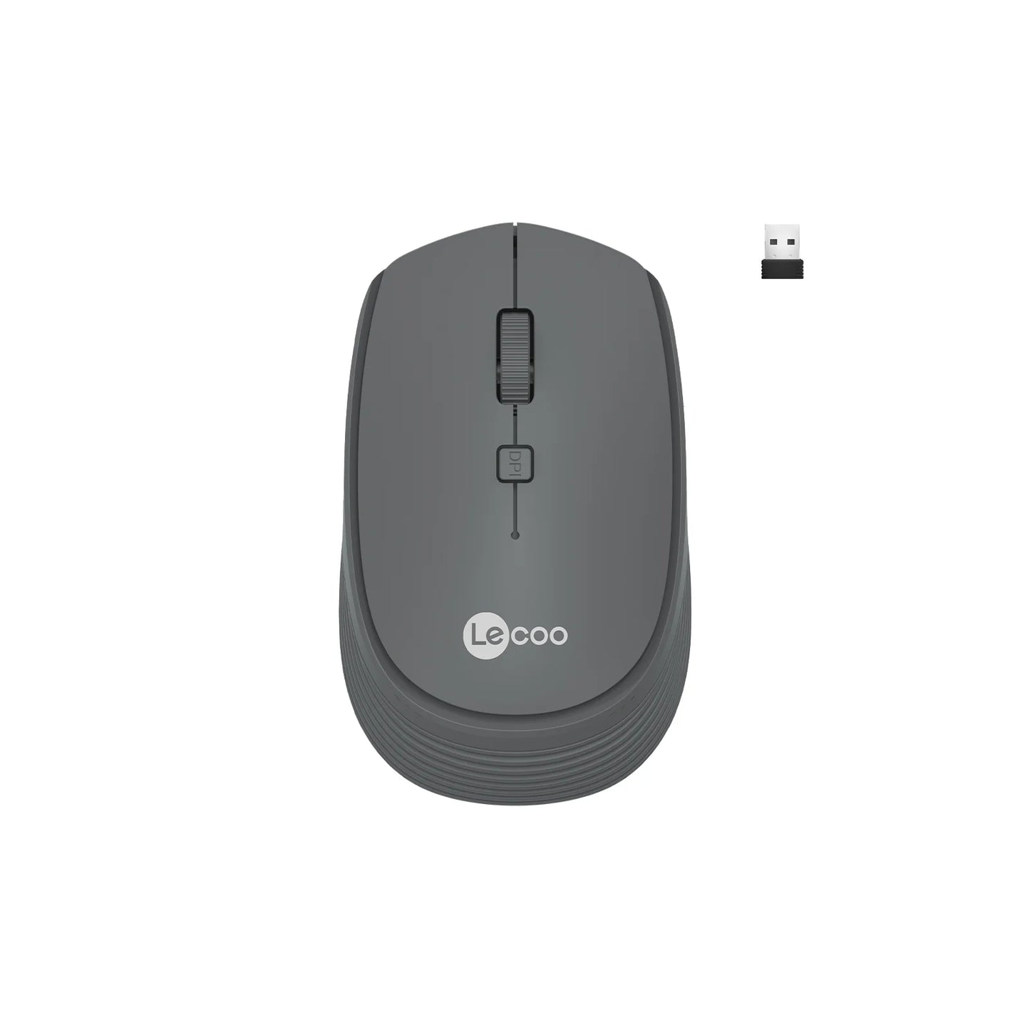 Lecoo WS202 Kablosuz 1600DPI 4 Tuşlu Optik Mouse Gri