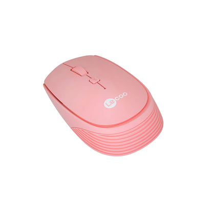 Lecoo WS202 Kablosuz 1600DPI 4 Tuşlu Optik Mouse Pembe