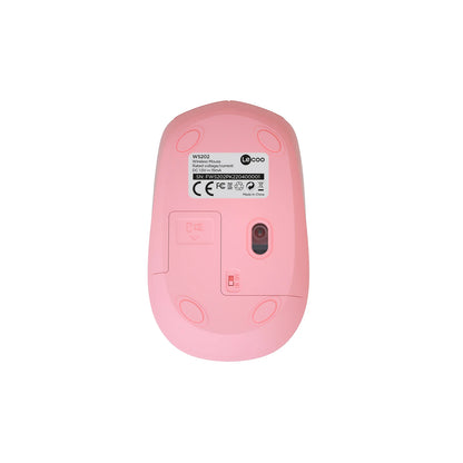 Lecoo WS202 Kablosuz 1600DPI 4 Tuşlu Optik Mouse Pembe