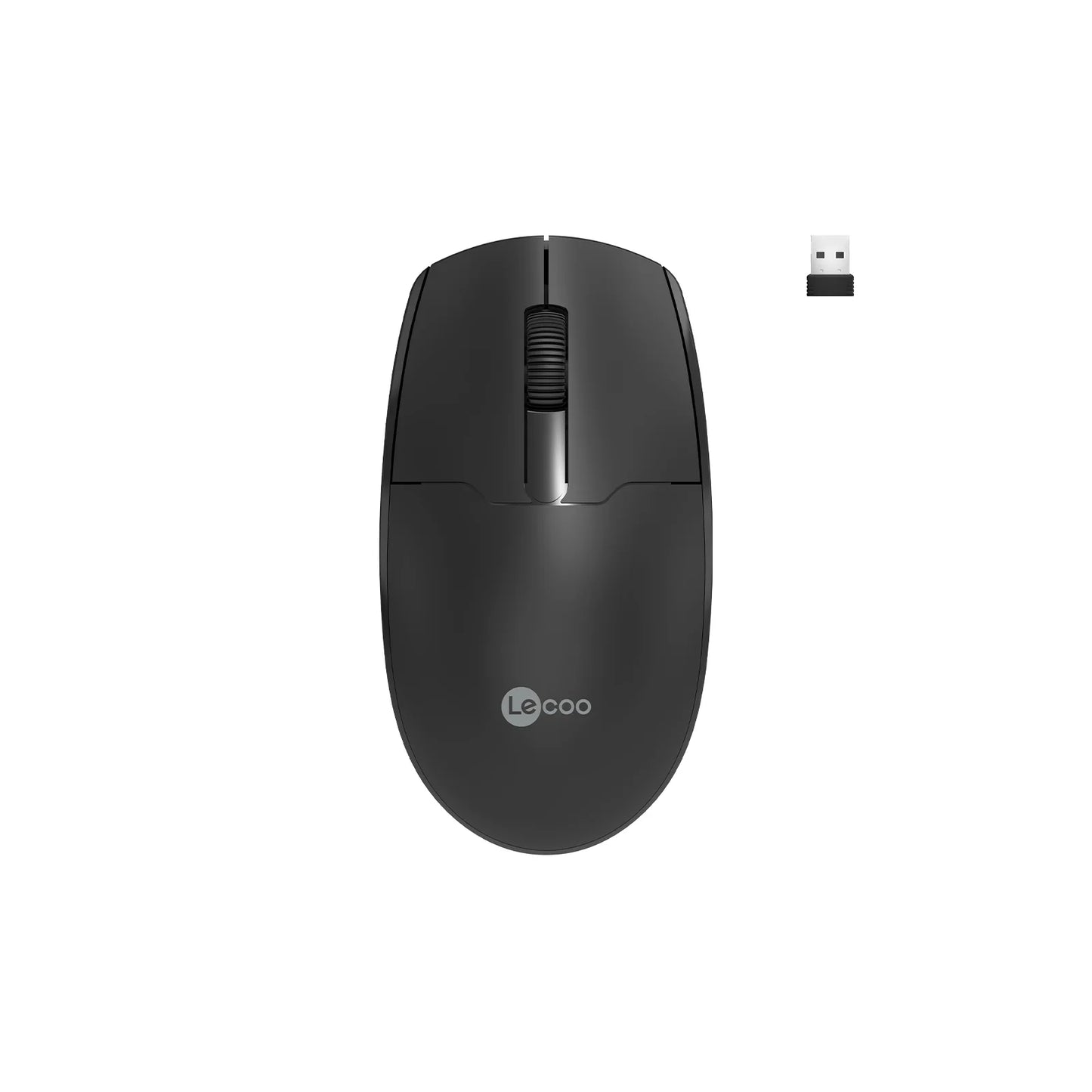 Lecoo WS204 Kablosuz 1200DPI 3 Tuşlu Optik Mouse Siyah