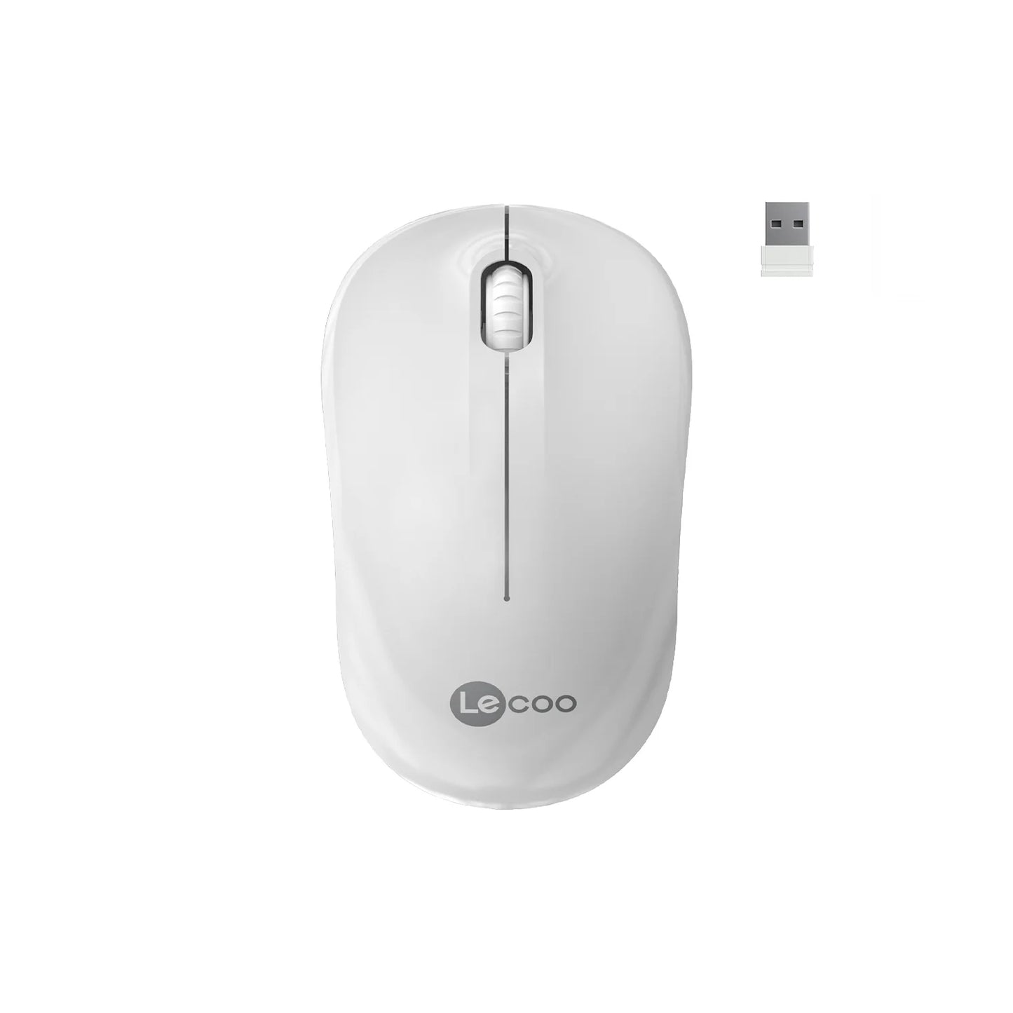 Lecoo WS206 Kablosuz 1200DPI 3 Tuşlu Optik Mouse Beyaz
