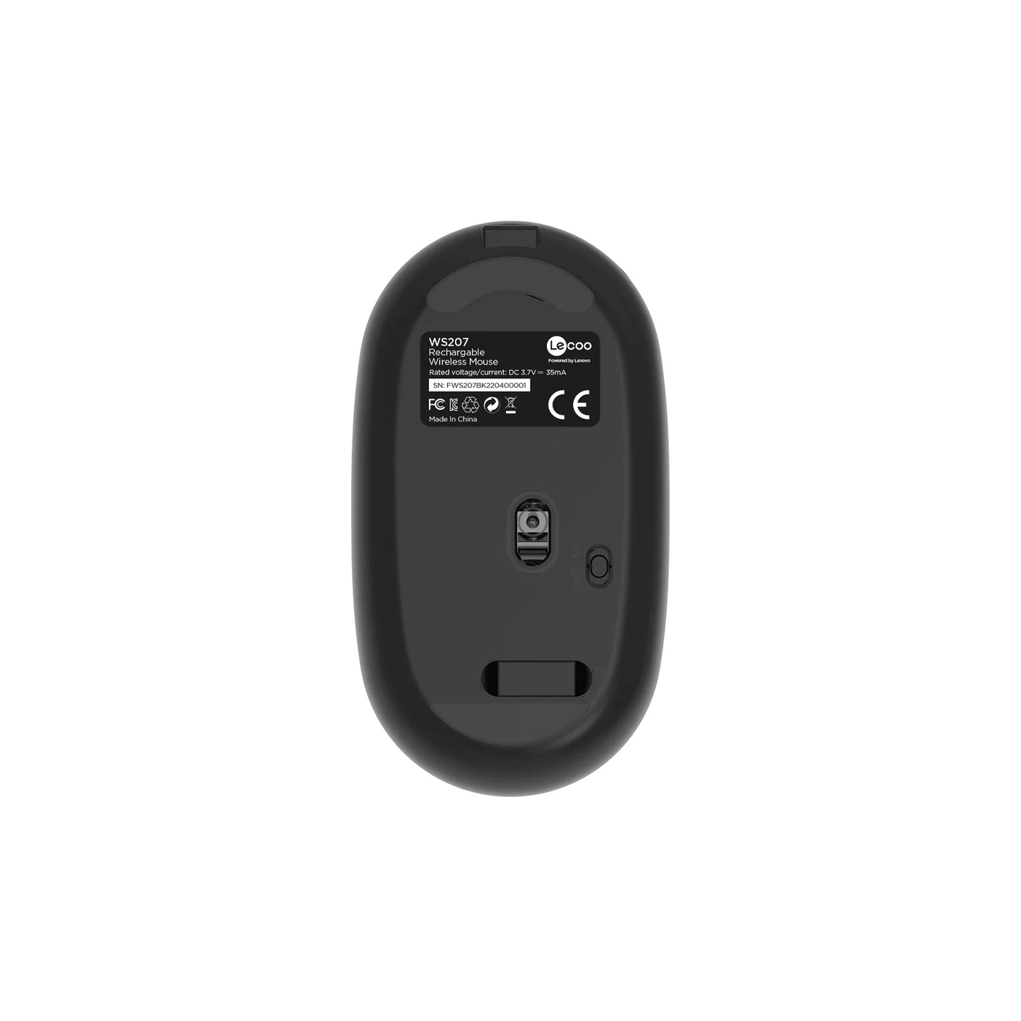 Lecoo WS207 Kablosuz 1600DPI 4 Tuşlu Optik Mouse Siyah