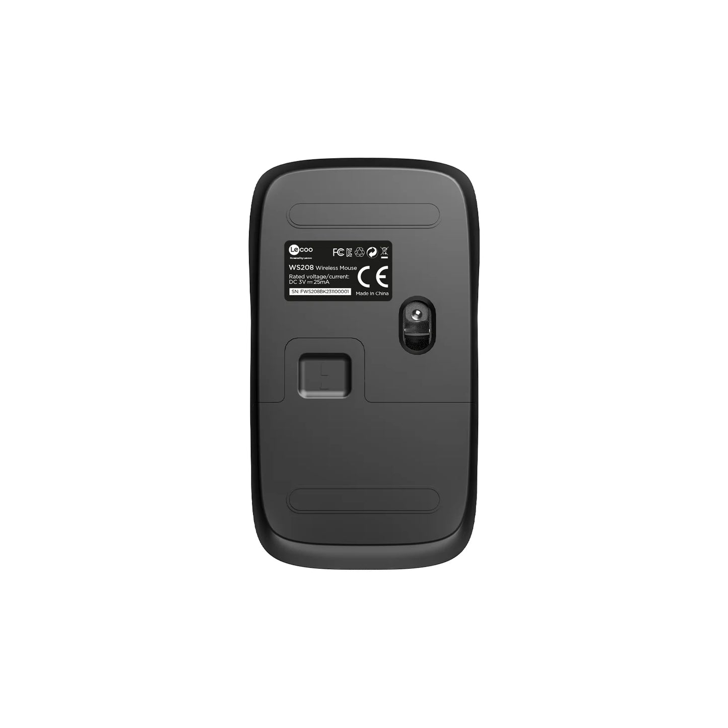 Lecoo WS208 Kablosuz 1200DPI 3 Tuşlu Optik Mouse Siyah